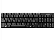 Teclado com fio basico slim tc193 pt - multilaser