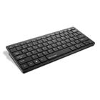 Teclado Com Fio Mini Multimídia Conexão USB Cabo de 130cm Teclas Chocolate Preto - TC154 - Multilaser