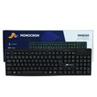 Teclado com fio mn8260 preto 1.5m monocron