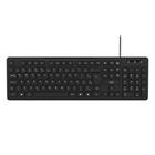 Teclado Com Fio Soft Multilaser TC144 Teclas Silenciosas e Ajustaveis Preto