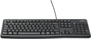 Teclado Com Fio Usb Logitech K120 Resistente Respingos Abnt2