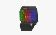 Teclado com Fio Voyd 35% Preto Membrana 1,5m Clanm