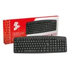 Teclado com fiu tecradu com mutimidia para gamer - A.R Variedades MT