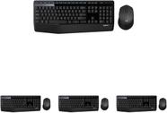 Teclado combinado sem fio Logitech MK345 com mouse para descanso para mãos