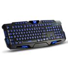 Teclado Competição Jogos Gamer Luz 3 Cores LED Mecânico USB