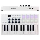 Teclado Controlador Midi De 25 Teclas Piano 8 Pads Retroiluminados Mini M-vave Usb Teclas Sensitivas