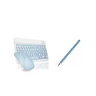 Teclado E Mouse Bluetooth + Caneta Touch Ponta Fina Tablet Samsung Galaxy Tab A8 SM-X205 - FAM