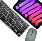 Teclado e mouse Bluetooth recarregável compatível com iPad Mini 6 - Xtrad