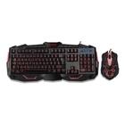 Teclado e Mouse Gamer Com Hotkeys Multimidia LED Azul Multilaser - TC195