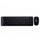 Teclado e Mouse Logitech MK220 Sem Fio ABNT2 Preto