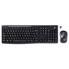 Teclado e Mouse Logitech MK270 S/ Fio ABNT2 - Preto