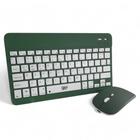 Teclado e Mouse Sem Fio A6732 Slim Recarregável Verde Escuro Alta Compatibilidade com Bluetooth USB - 9H