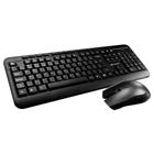 Teclado e Mouse Sem Fio C3Tech, WiFi, Receptor USB, ABNT2, Preto - K-W60BK