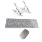 Teclado E Mouse Sem Fio Wireless + Suporte de Alumínio P/ Notebook Samsung i5 - FAM