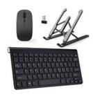 Teclado E Mouse Slim + Suporte Para Notebook - fan