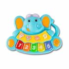 Teclado Elefante Musical Brinquedo Infanti com Som Zoop Toys