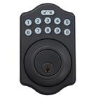 Teclado eletrônico Deadbolt Amazon Basics Matte Black, pacote com 6