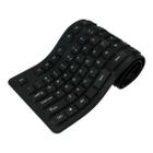 Teclado Flexível De Silicone Usb Dobrável Notebook Pc Tablet