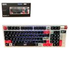 Teclado Gamer Bluetooth Mecânico Rgb Switch Black Recarregável - knup