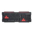 Teclado Gamer C3 TECH KG-10BK Multimidia Preto e Vermelho - C3Tech