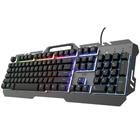 Teclado Gamer De Membrana Esca Rainbow Gxt853 Trust