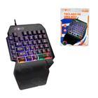 Teclado Gamer De Uma Mão Com Apoio De Punho Md-9968 Inova