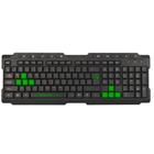 Teclado Gamer ELG Dragon War TGDW Preto/Verde