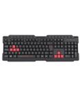 Teclado Gamer ELG TGDW Dragon War Preto e Vermelho