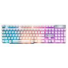 Teclado Gamer Force X TC201 Oex Rainbow Branco - Oex'