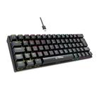 Teclado Gamer Fortrek Gravity 65 Mecânico Compact Switch Red USB Preto - 82997