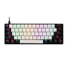 Teclado Gamer Gamdias Aura Gk2 Switch Blue Abnt2 Branco E