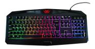 Teclado Gamer Knup KP-2036 QWERTY português Brasil - PRETO