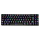 Teclado Gamer Krab KBMGK50 / USB RGB Portatil - Preto - Quanta