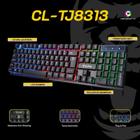 Teclado Gamer Led Rainbow Jungle CL-TJ8313 Clanm