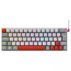 Teclado Gamer Mecanico 60% PCyes Kuromori White Ghost