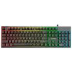 Teclado Gamer Mecânico Gamemax Kg901 Inglês Com Fio Preto