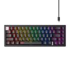 Teclado Gamer Mecânico Havit KB874L LED Switch RED Usb Preto