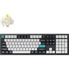 Teclado Gamer Mecanico Keychron Q6 Max Sem Fio Switch Yellow