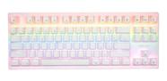 Teclado gamer mecanico wolf tc605 branco usb 48.7351 oex