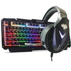 Teclado Gamer Metal Bk-g200 + Fone Gamer HF G500 Exbom C/ NF