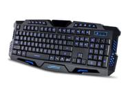 Teclado Gamer Multimídia Retroiluminado Led Rgb Usb G-35