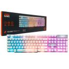 Teclado Gamer OEX Force-X, USB, ABNT2, Branco - TC201