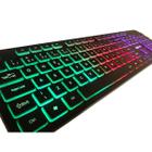 Teclado Gamer Pc Notebook Led Rgb Teclas Macias Usb Knup