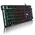 Teclado Gamer Qwerty Knup Kp-2043 Preto Com Luz Multi Color