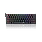 Teclado Gamer Redragon Anivia Preto Rgb Switch Vermelho Pt