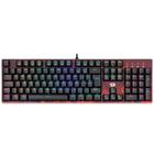 Teclado Gamer Redragon Optico Infernal Dragon Viserion RGB ID582 Preto e Vermelho