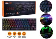 Teclado Gamer Rgb Abnt Mecânico Usb-c Preto