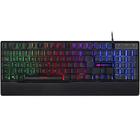 Teclado Gamer RGB Multimídia Semi Mecânico, com apoio punho, PT-BR, Anti-respingo - C3 Tech