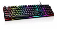 Teclado Gamer Semi Mecânico Led Rgb Abnt2 Usb Pc Ps4 Xbox - Lite