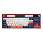 Teclado gamer skyloong gk87 8k optical lcd digital rgb usb hot swap switch silver preto